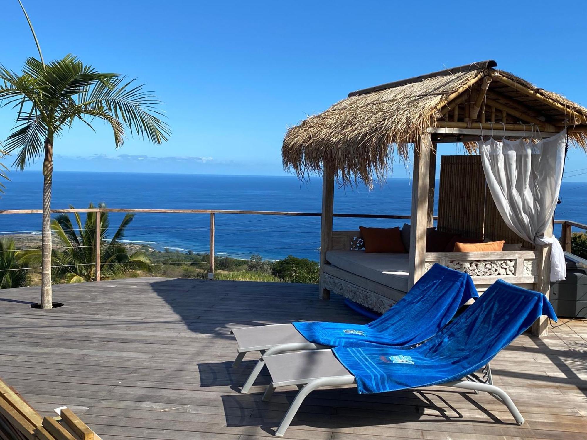 La Case Aux Oiseaux - Villa Vue Mer Exceptionnelle Saint-Leu Kültér fotó